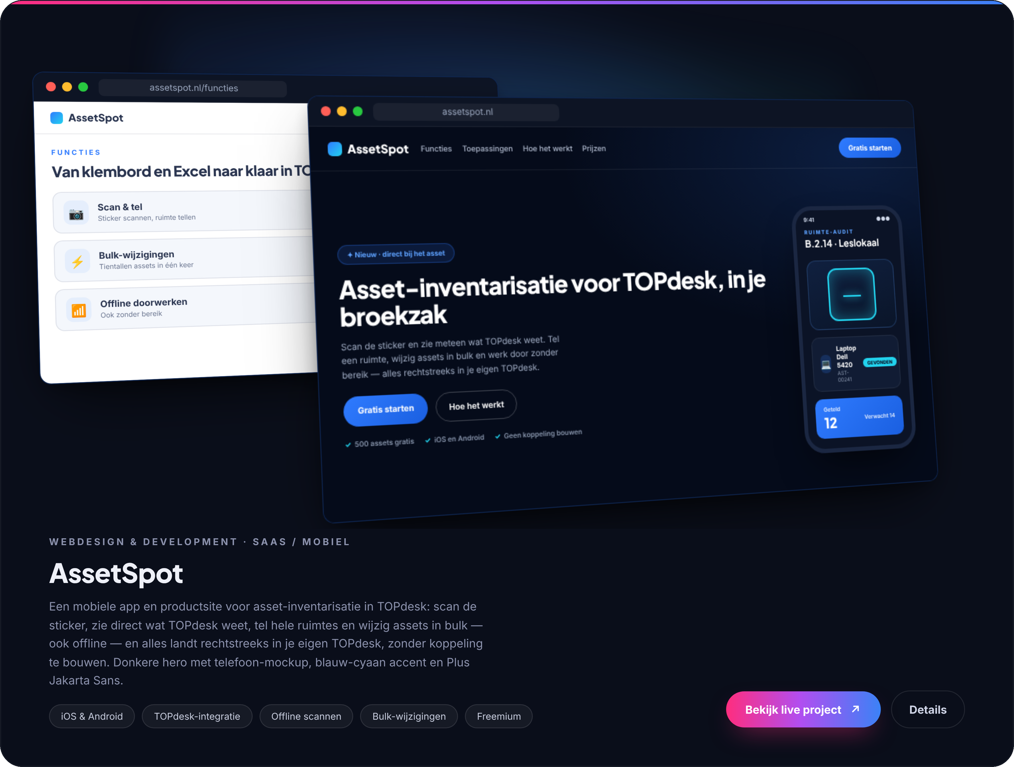 AssetSpot: inventariseer assets direct vanaf je telefoon